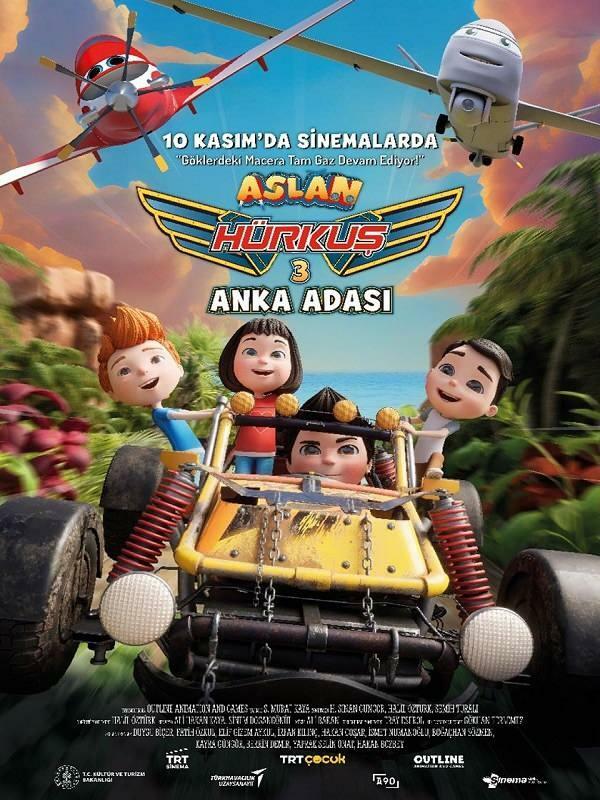Poster film Aslan Hürkuş 3 Pulau Phoenix