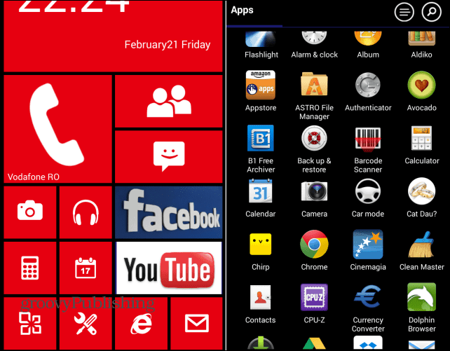 Jadikan Android Terlihat Seperti Windows Phone dengan Launcher 8