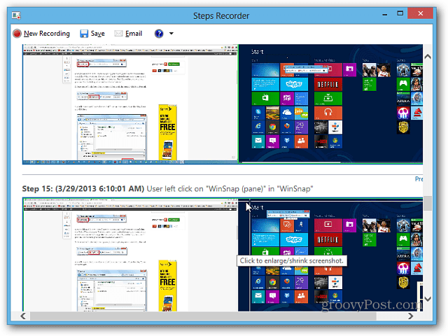 Gunakan Perekam Langkah di Windows 8.1 untuk Mengatasi Masalah PC