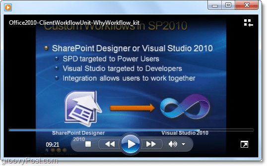 Video tutorial ClientWorkFlow tentang pengembangan Microsoft Office / sharepoint 2010