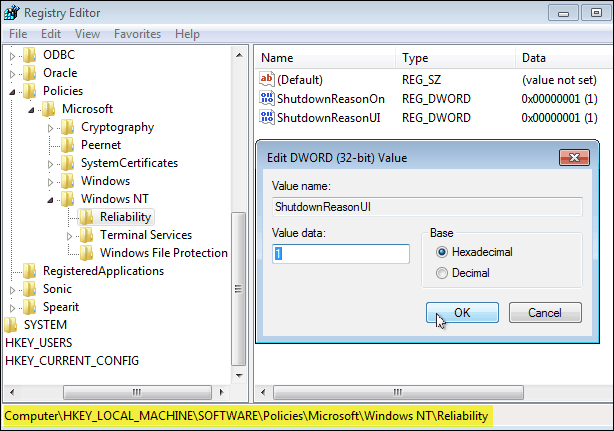 Windows Home Pro Registry