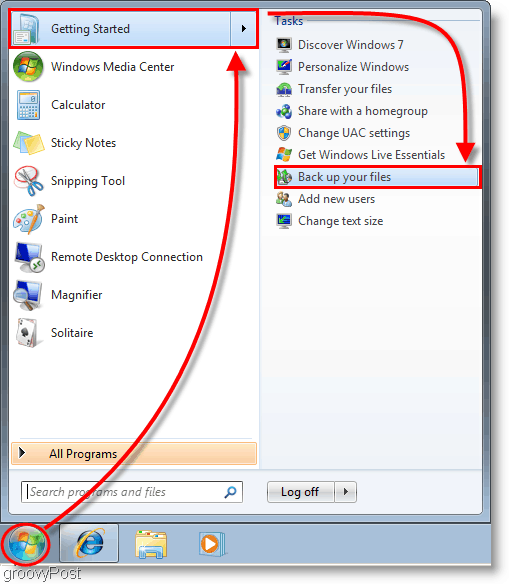 Windows 7: Buat peluncuran gambar sistem cadangan file Anda