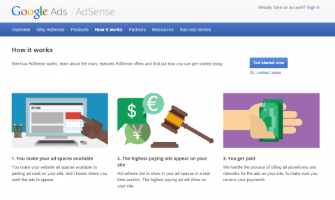 Google AdSense dapat memberi Anda gambaran tentang berapa nilai setiap penempatan di situs Anda. 