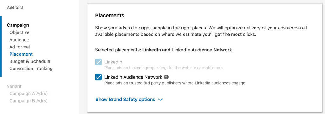 jalankan-ab-test-in-linkedin-campaign-manager-set-up-campaigns-ad-placement-6