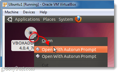 autorun vboxadditions disk di ubuntu virtualbox