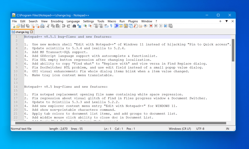 Cara Membuat Notepad++ Editor Teks Default di Windows 11