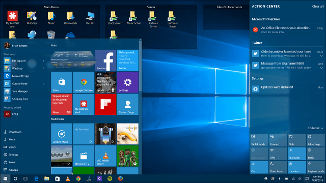Cara Mencadangkan Tata Letak Menu Mulai Windows 10