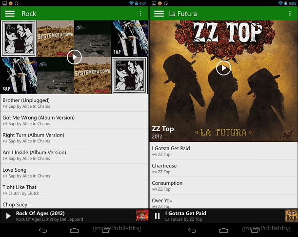 Musik Xbox di Android