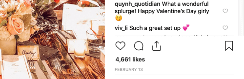 Cara merekrut influencer sosial berbayar, contoh postingan influencer Instagram dengan komentar dan ribuan suka