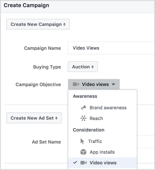Facebook membuat kampanye iklan di Power Editor