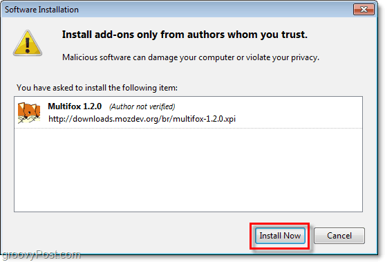 instal sekarang ekstensi firefox multifox