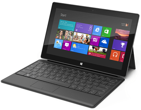 Tablet Surface Windows 8