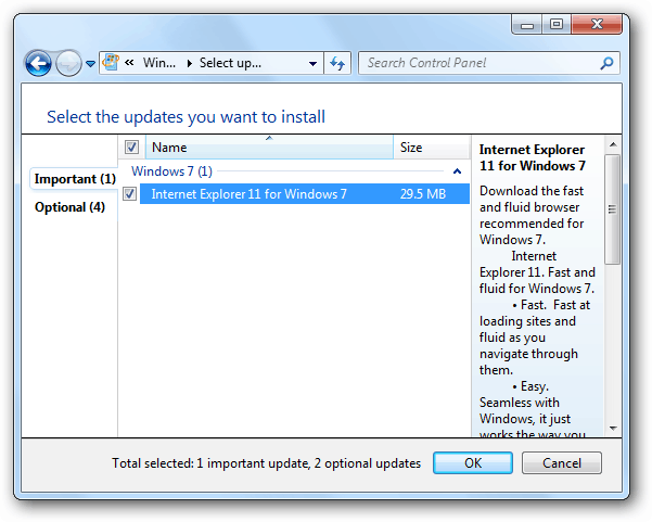 Pembaruan Windows IE 11
