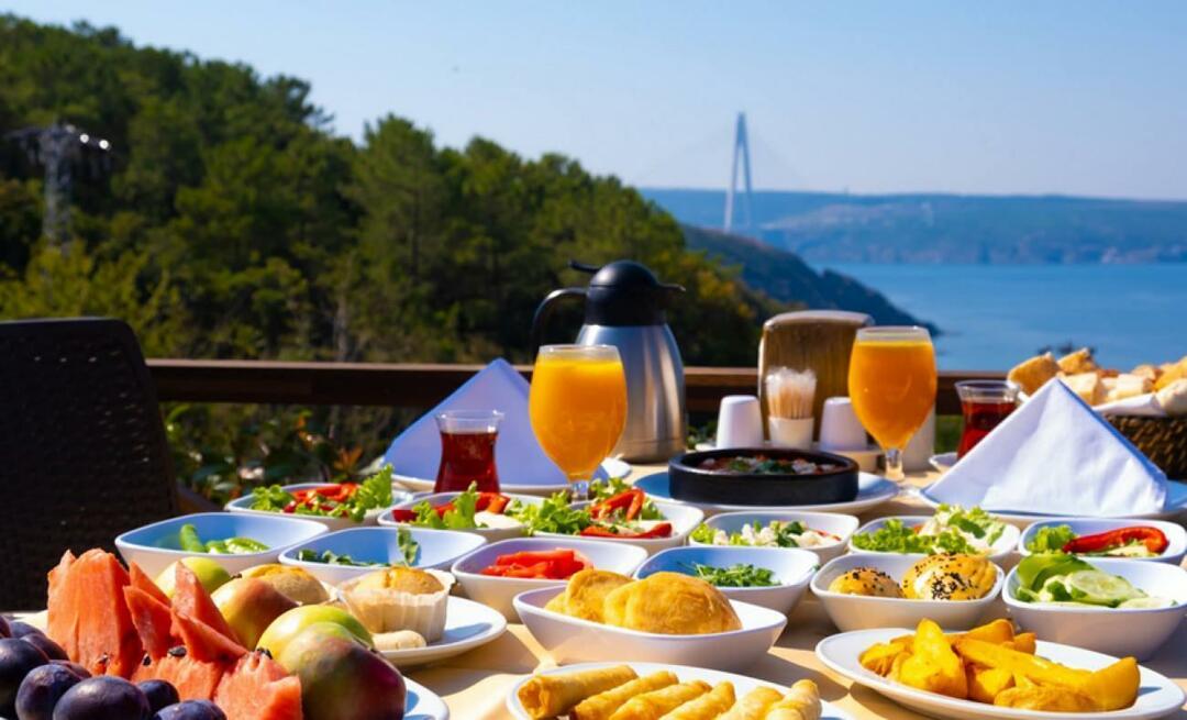Di mana tempat sarapan terbaik di Istanbul? Di mana sarapan di Istanbul?