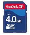 Sandisk 4GB Memory SDHC