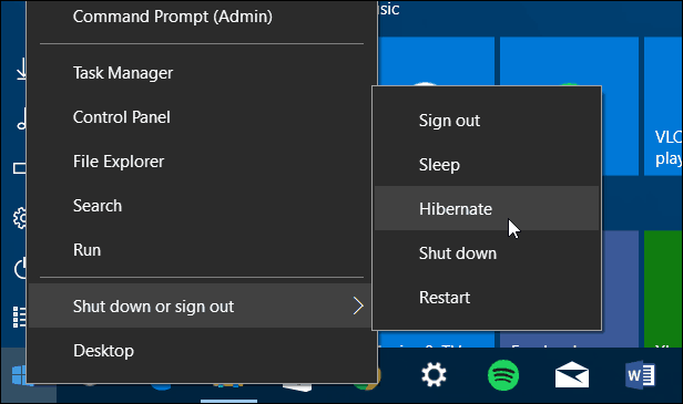 Menu Konteks Pembaruan Musim Gugur Windows 10