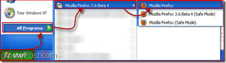 Membuka Firefox