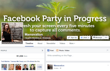 gambar sampul pesta facebook mamavation