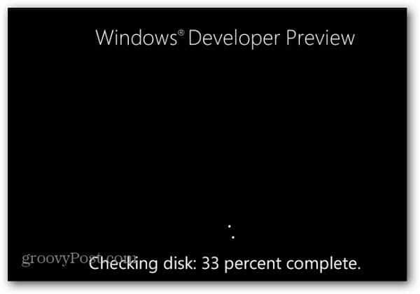 Fitur Pemeriksaan Kesalahan Disk Baru Windows 8