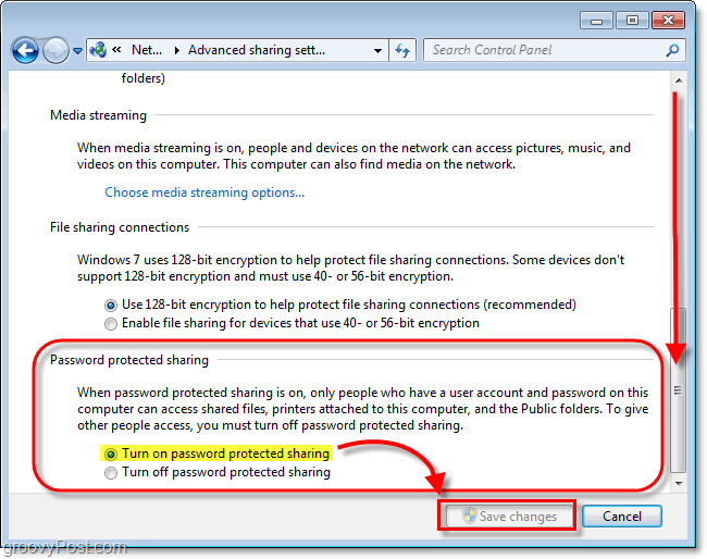 Cara Melindungi Kata Sandi Berbagi di Windows 7