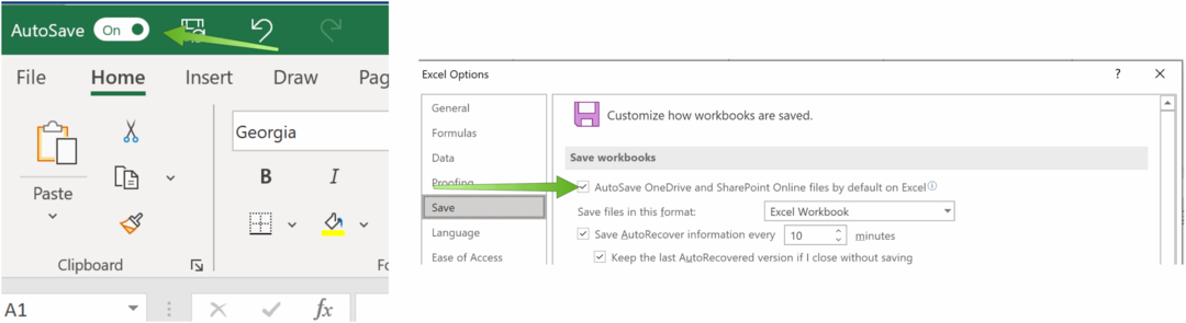 Simpan File Excel ke OneDrive Microsoft Excel AutoSave