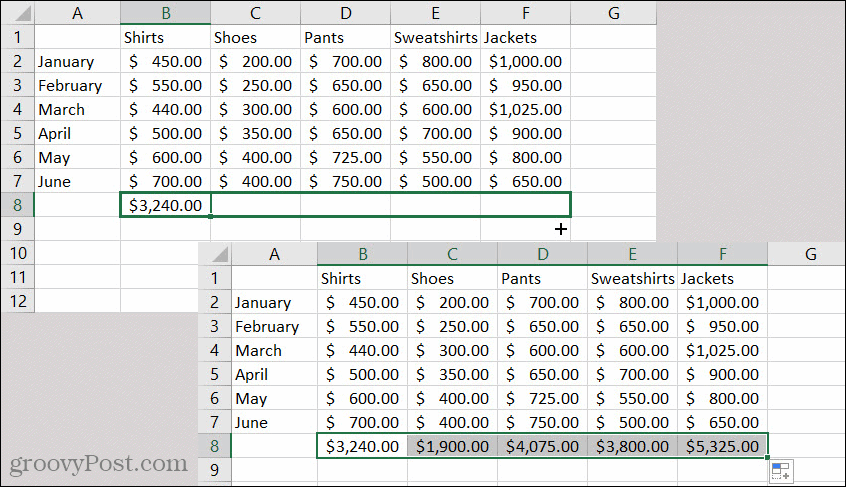 Rumus Pengisian Otomatis Excel