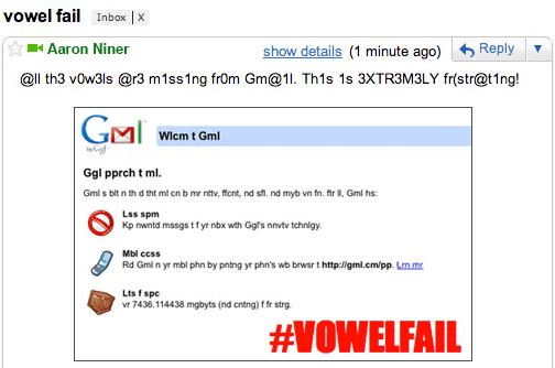 Gmail 2010 April Mop Kegagalan Vokal