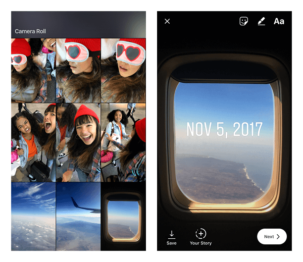 Instagram sekarang memungkinkan gambar dan video yang diambil lebih dari 24 jam yang lalu untuk diunggah ke Stories.