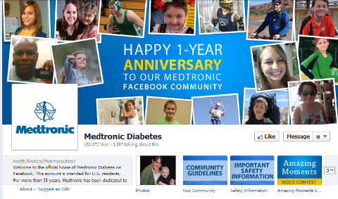 halaman facebook medtronic