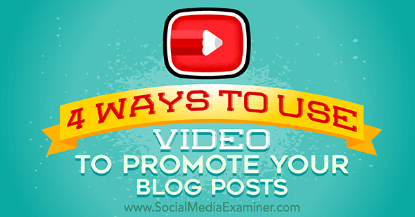 promosikan blog dengan video