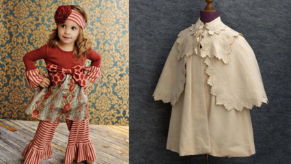 Pola pakaian anak-anak vintage