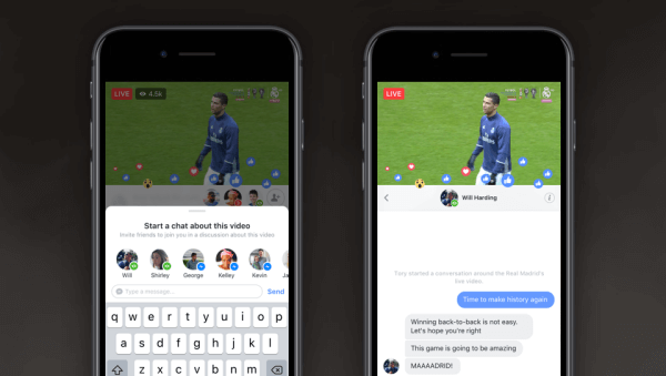 Facebook memperkenalkan Live Chat With Friends dan Live With, dua fitur baru yang memudahkan berbagi pengalaman dan terhubung secara real time dengan teman Anda di Live. 