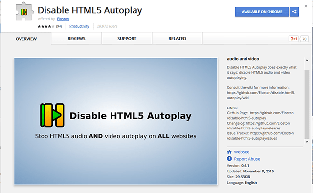 Nonaktifkan AutoPlay Video di Browser Anda untuk Menghemat Bandwidth