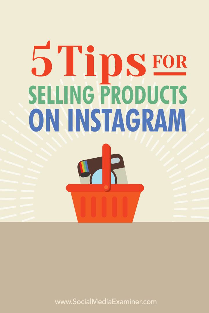 5 Tips Menjual Produk di Instagram: Penguji Media Sosial