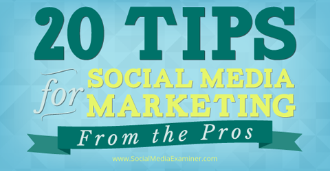 20 tips media sosial