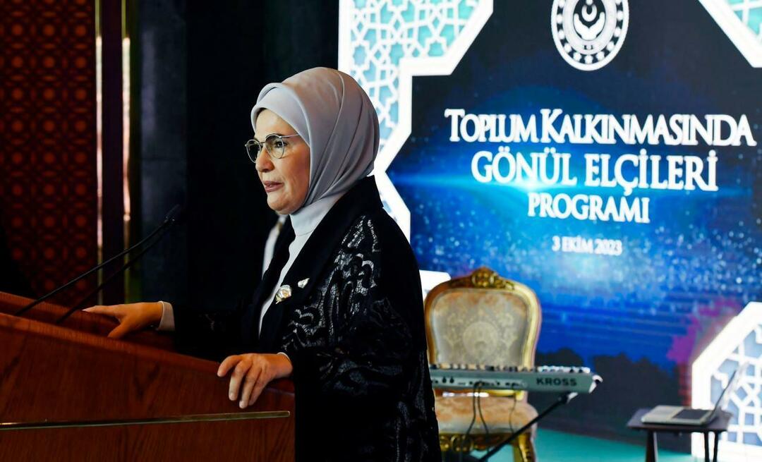 Emine Erdoğan hadir di Duta Relawan dalam Program Pengembangan Masyarakat!