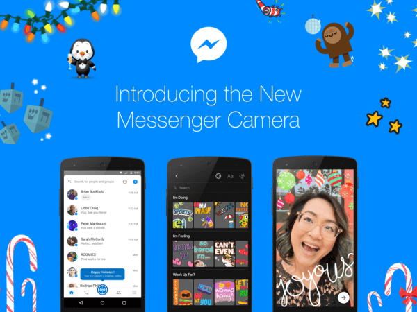 Facebook mengumumkan peluncuran global kamera asli baru yang kuat di Messenger.