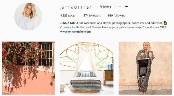 Jenna menganggap feed Instagram-nya seperti majalah.