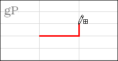 Menggambar perbatasan di Excel
