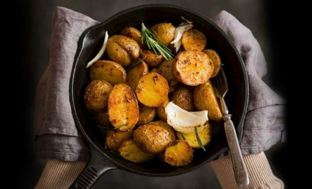 Bagaimana cara membuat Kentang dengan Zaitun di Oven? Berikut adalah resep kentang dengan sedikit bahan untuk dibuat dalam oven