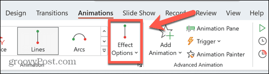 pilihan efek powerpoint