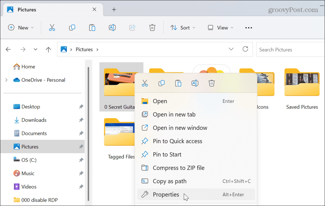 Sembunyikan File dan Folder di Windows 11