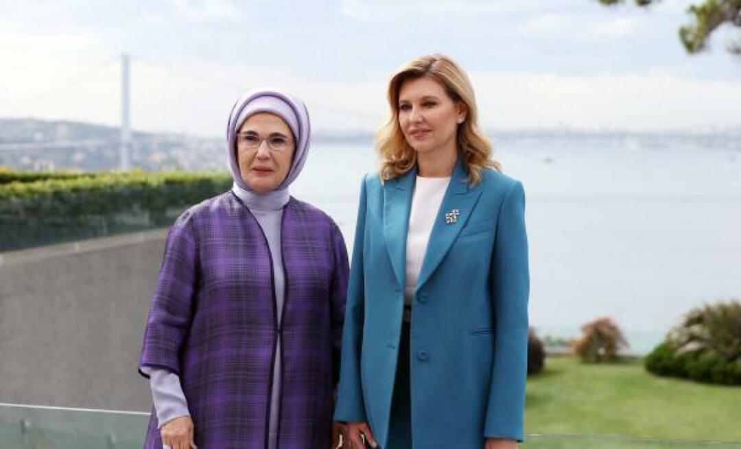 Emine Erdoğan menjamu Olena Zelenska, istri Presiden Ukraina!