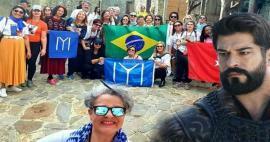 Penggemar Brasil berbondong-bondong ke set Pendirian Osman! Mereka mengagumi budaya Turki
