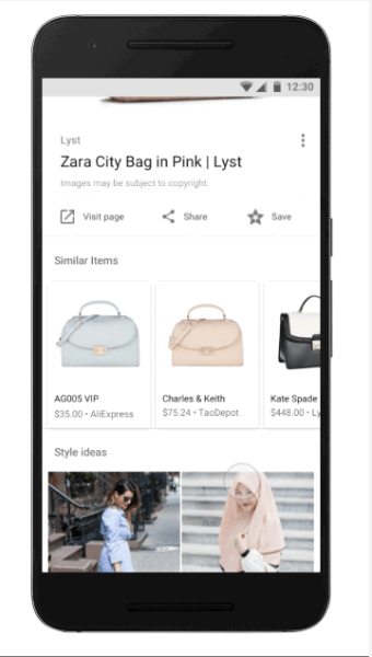 Google memperkenalkan dua fitur baru, Ide Gaya dan Item Serupa, ke aplikasi Google untuk Android dan web seluler untuk penelusuran gambar mode.