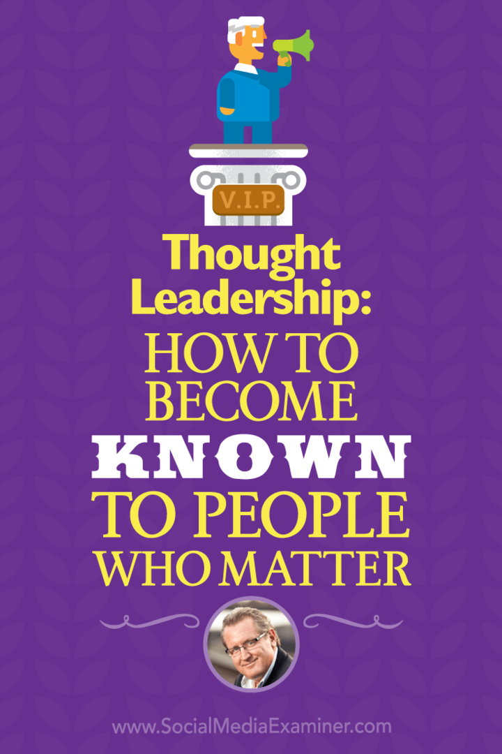 Kepemimpinan Pemikiran: Cara Mengenal Orang yang Penting: Penguji Media Sosial
