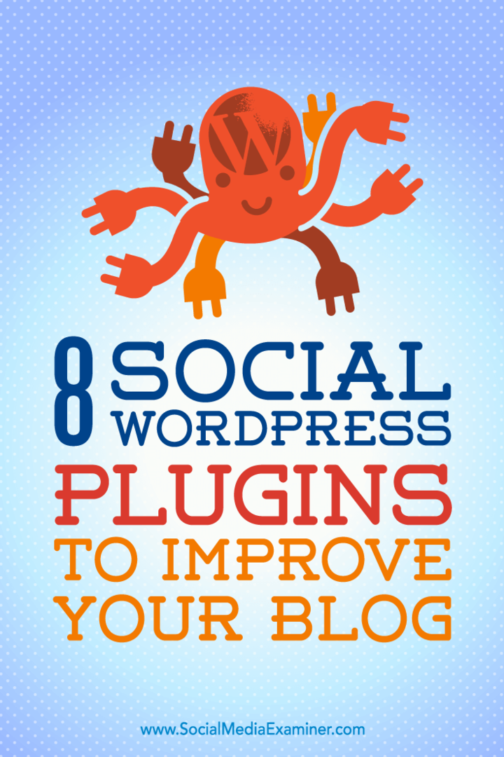 8 Plugin WordPress Sosial untuk Meningkatkan Blog Anda oleh Kristel Cuenta di Penguji Media Sosial.