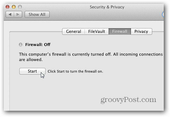 Nyalakan Firewall