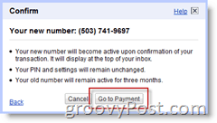 Google Voice Number Change Purchase