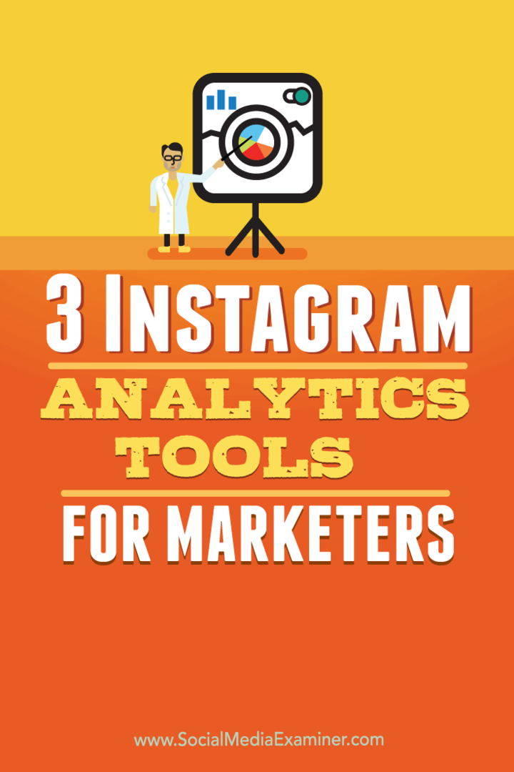 3 Alat Analisis Instagram untuk Pemasar: Penguji Media Sosial